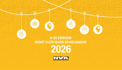 N-VA Evergem wenst u een warm en welvarende 2026